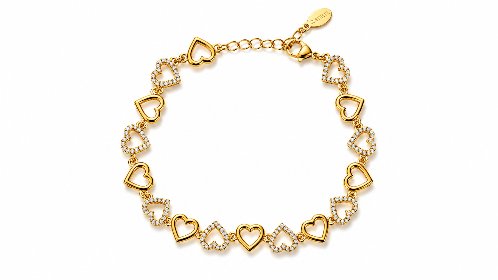 Bracciale Cuoricini