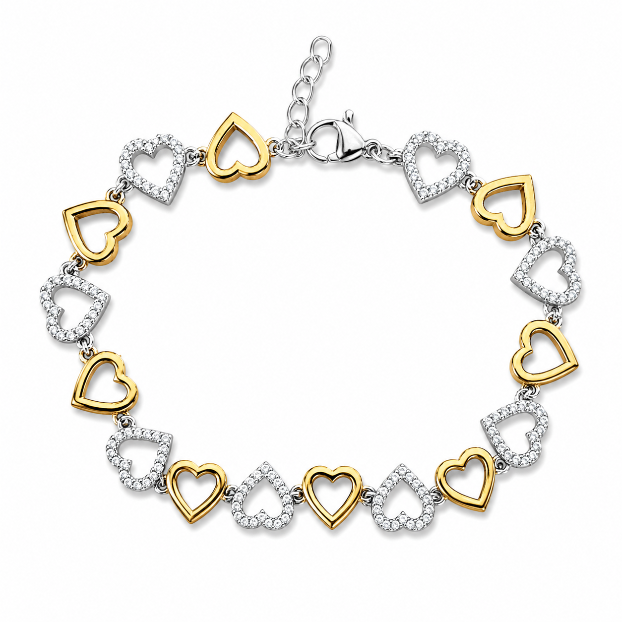 Bracciale Cuoricini