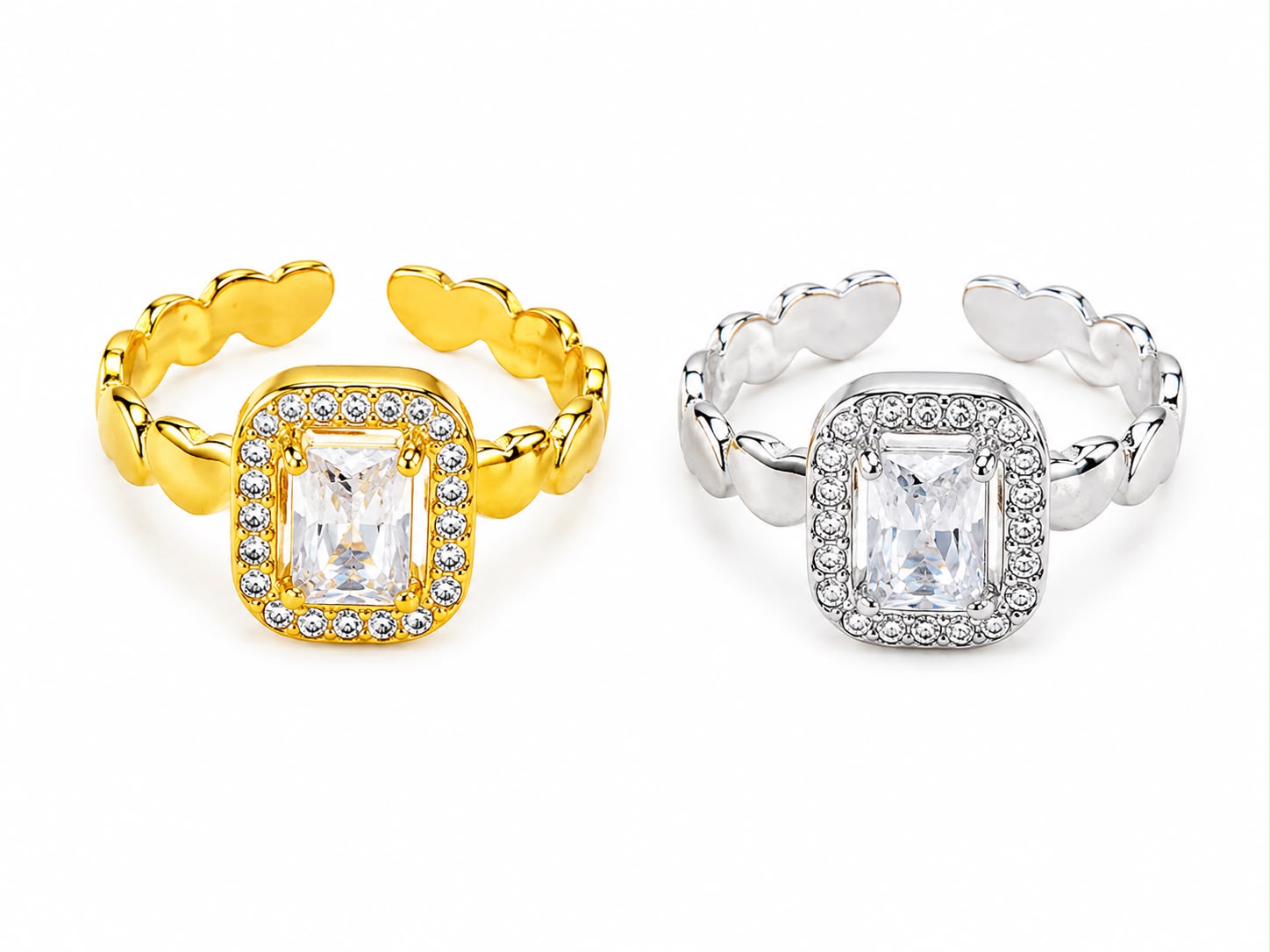 Anello Heart Drop