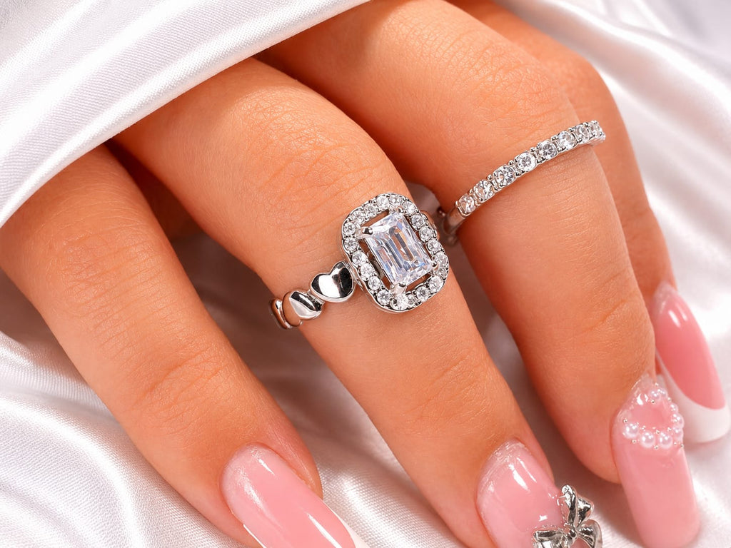Anello Heart Drop