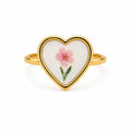 Anello Cuore Fiorito