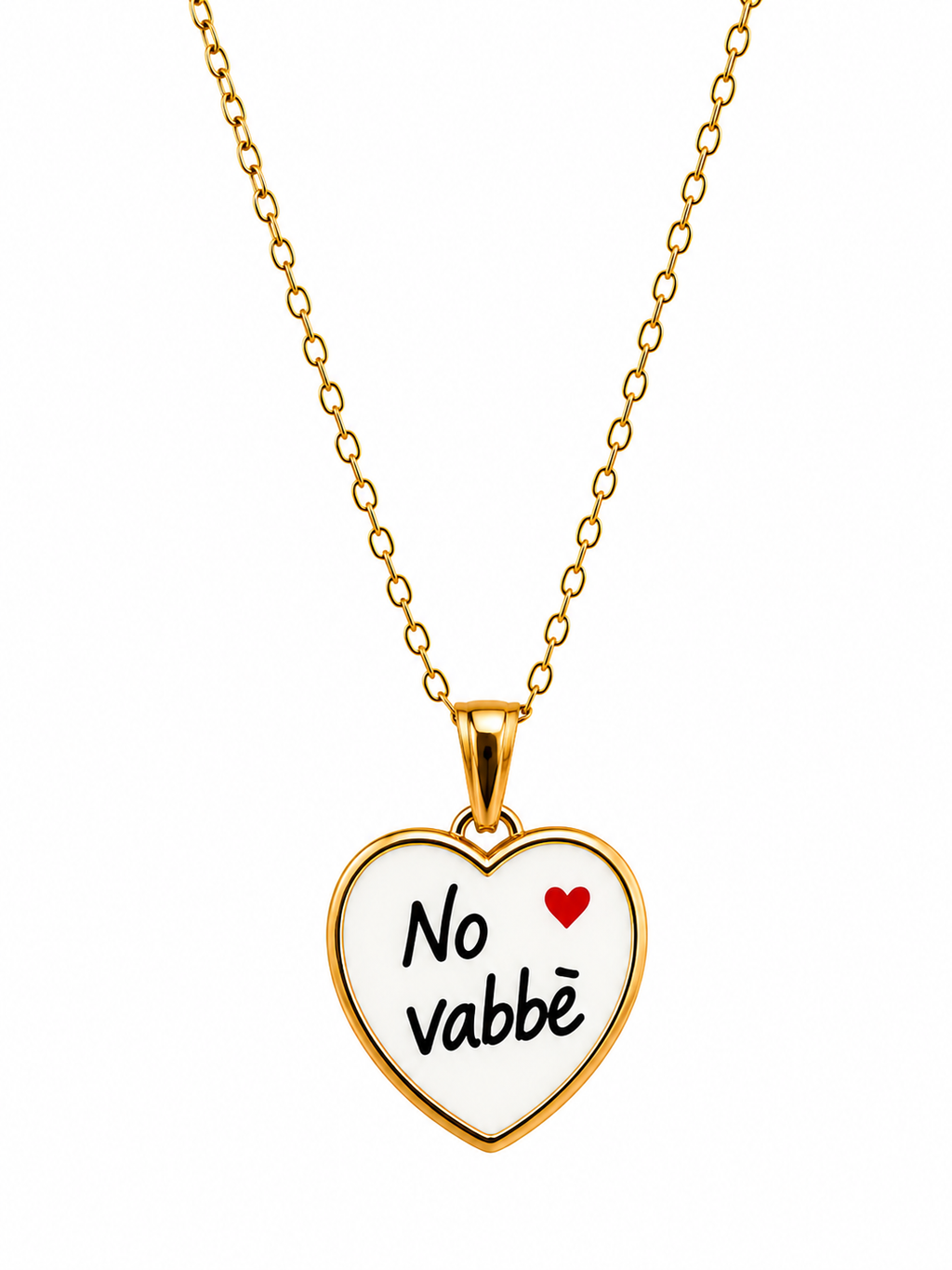 Collana Cuore No Vabbè