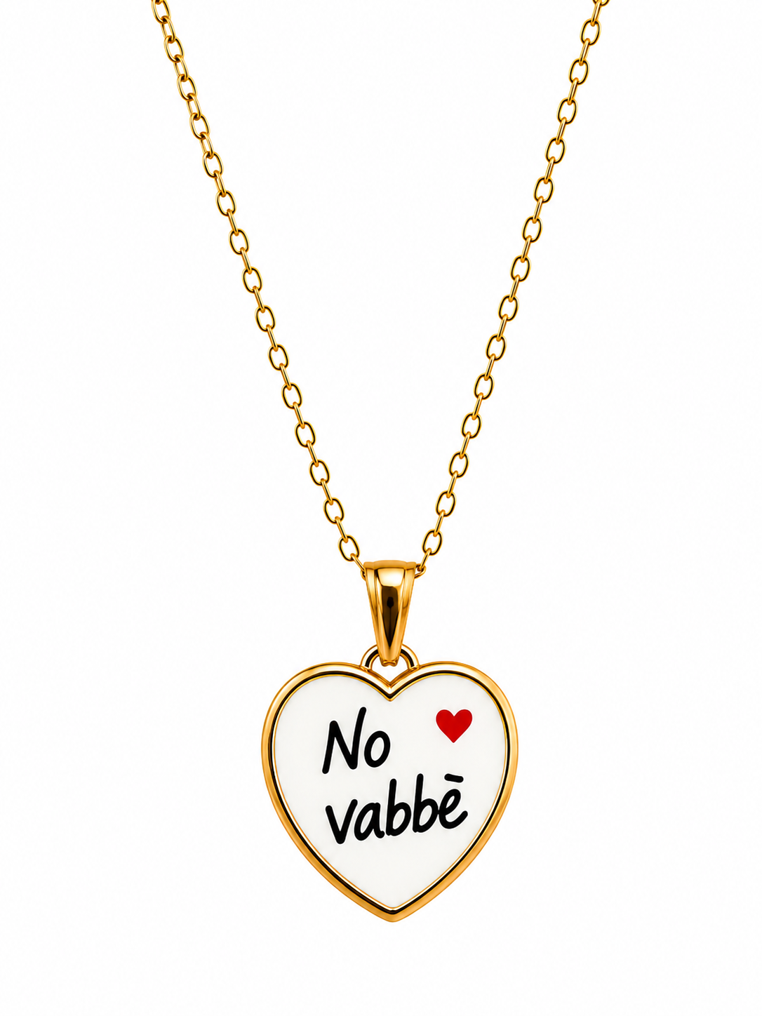 Collana Cuore No Vabbè