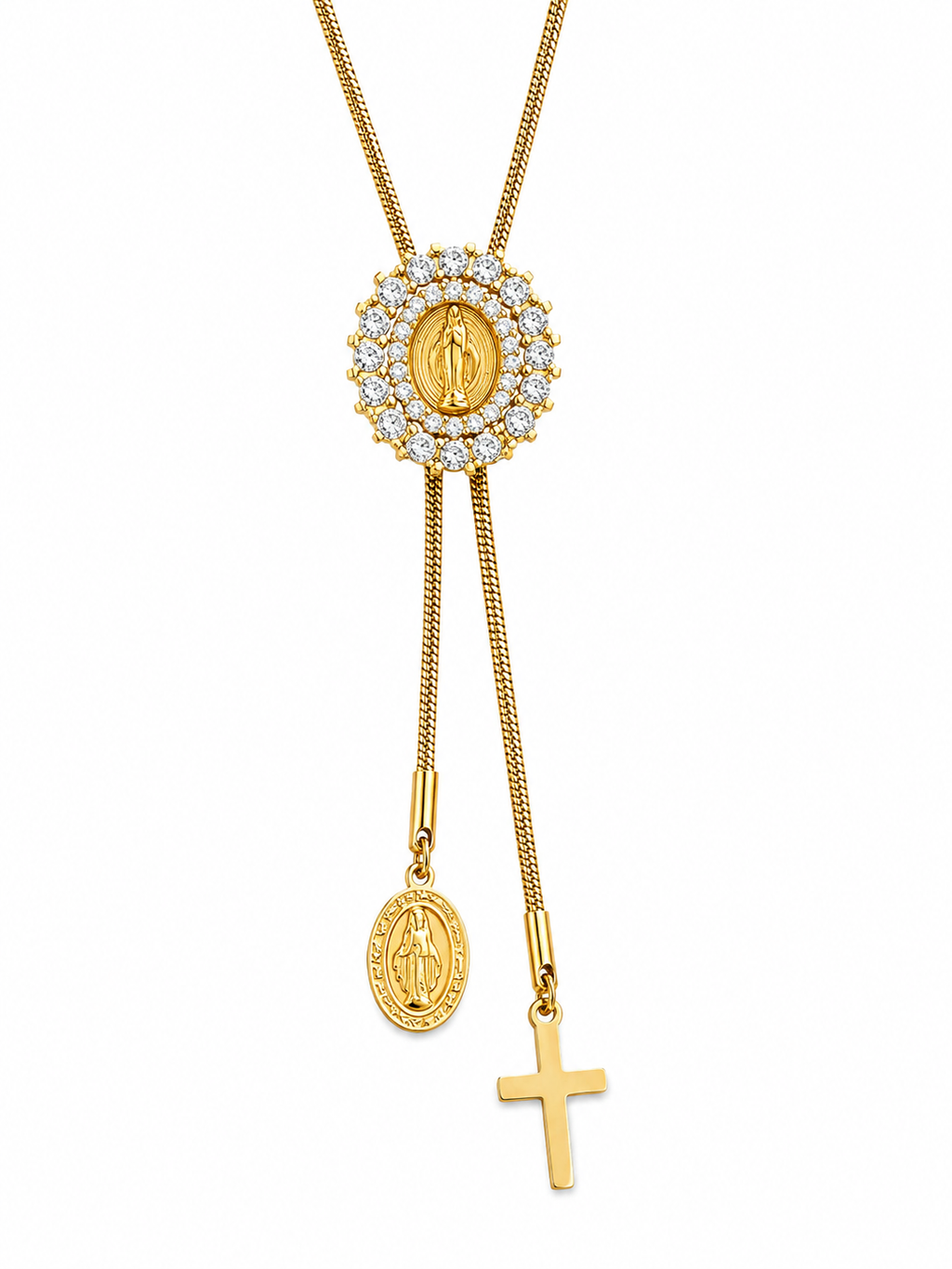 Collana saliscendi madonnina
